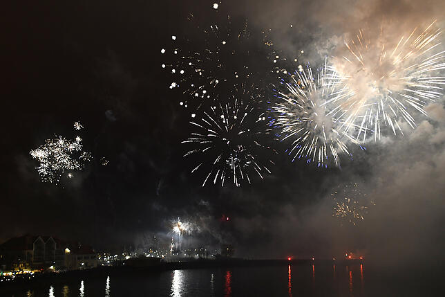 Bild 4: Feuerwerk zum Jahreswechsel: So wurde 2019 in Friedrichshafen und Langenargen begrüßt