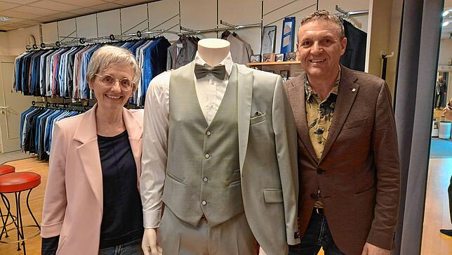 Sabine und Axel Wunsch führen das Modehaus Bär heute in vierter Generation.