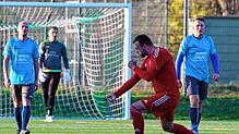 Die Becker-Säge nach dem Ausgleich zum 2:2 durch Mitko Dimitrov für den FC Uhldingen.