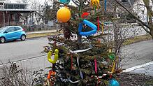 Dies Narrenbömmle ist in der Richard-Wagner-Straße zu sehen. Bild: Tobias Deninger