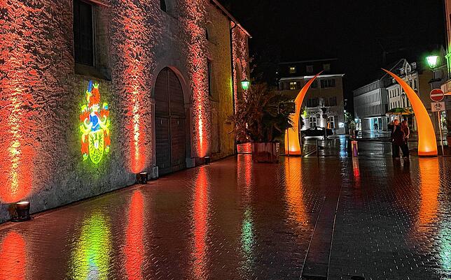 Bild 6: Überlingen leuchtet – im Regen