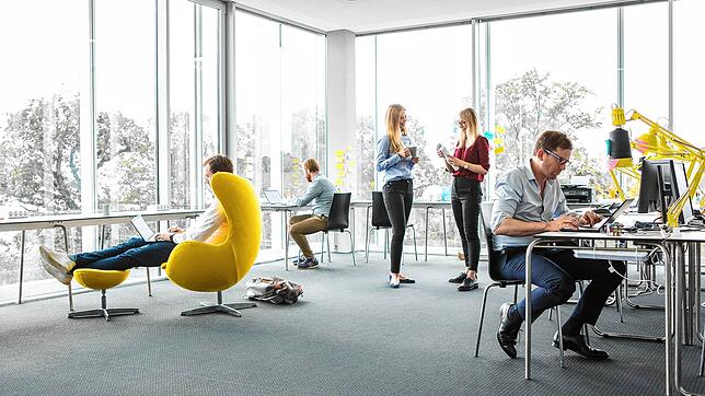 Das Team des Wagner-Start-ups Ioniq (von links): Philipp Gross, Christof Rink, Charlotte Wille, Julia Steger und Valentin Langen.