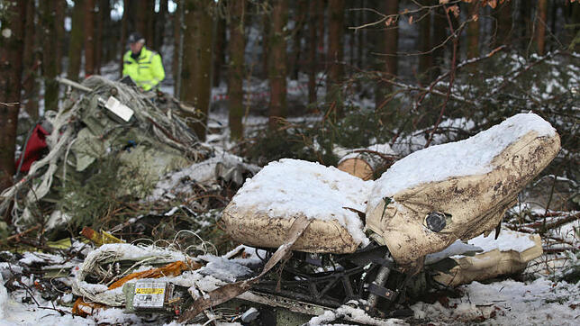 Bei dem Flugzeugabsturz bei Siebratsreute nahe Waldburg am 15. Dezember 2017 sind drei Menschen getötet worden, darunter der Häfler ...