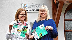 Vorfreude: Sabine Geiger (rechts auf dem Archivfoto) und Doris Schütz vom Markgräfler-Hochrhein-Turngau (MHTG) freuen sich auf eine ...
