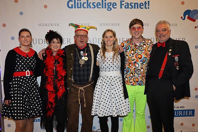 Bild 3: An der SÜDKURIER-Fotowand: Das sind die Gäste der Fernsehfasnacht (Teil 3)