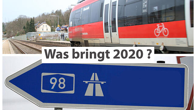 Was bringt das Jahr 2020 für die großen Verkehrsprojekte Hochrheinbahn und A 98?