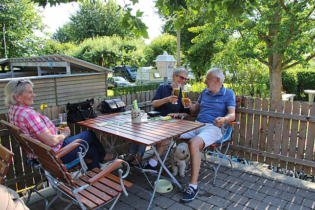 Das Wirthshof Restaurant am Campingplatz in Markdorf.