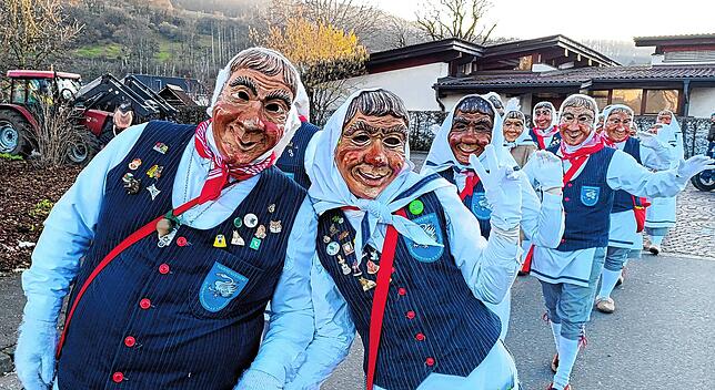 Bild 31: So schön war die gemeinsame Straßenfasnet in Oberlauchringen