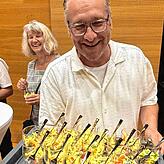 Als Chef de Cuisine verantwortete Christian Olberg mit vielen Helfern das festliche Büfett.