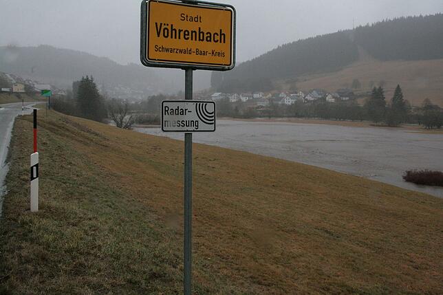 Land unter auch vor Vöhrenbach.