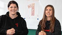 Lisa Kuner von der Universität (l.) und Christina Lang von der HTWG Konstanz wollen das Bewusstsein dafür wecken, dass es sich lohnt, ...