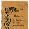 Die Satzung von 1902 ist eines der ältesten erhaltenen Dokumente der Laufenburger Feuerwehrgeschichte. Bild: Bleil und Grimm