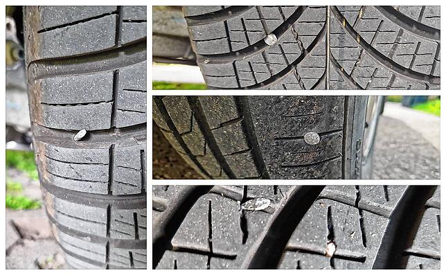 Im Mai und Juni haben sich mehrere Autofahrer in der Hohenstraße Nägel in ihre Reifen gefahren.