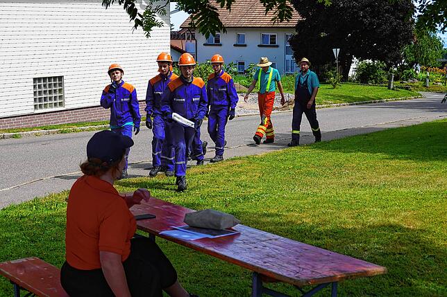 Bild 21: Bombenwetter und geniale Fernseicht beim HeRiGöSt Jugendfeuerwehr-Turnier