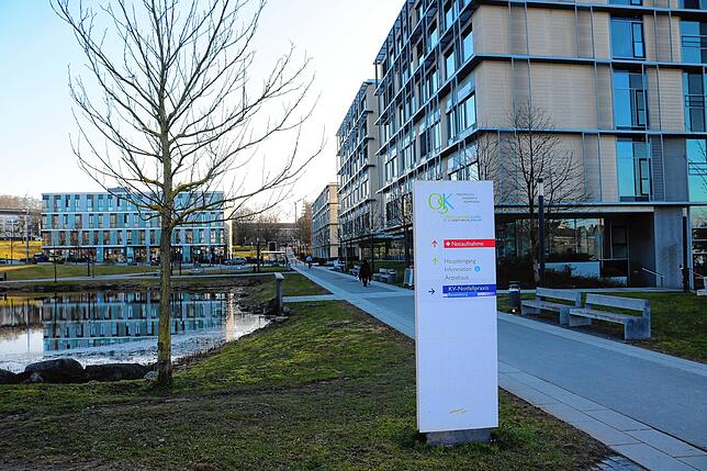 Das St.-Elisabethen-Krankenhaus in Ravensburg gehört zu den Oberschwabenkliniken (OSK).