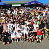 Die erste Mannschaft der SG Schwarzwald-Union (vorne) schaffte nach nervenaufreibenden 120 Minuten im Rückspiel den ...
