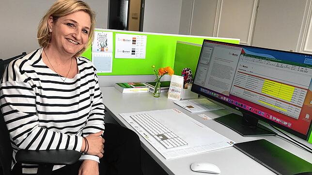Dorothea Fichter-Fechner nutzt seit März kostenlos die Büroflächen im &bdquo;Inkubator&ldquo; des Technologiezentrums St. Georgen. Unter ...
