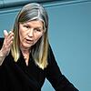 Ann-Veruschka Jurisch (FDP) ist seit 2021 Mitglied des Deutschen Bundestags, hier während einer Plenardebatte.