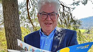 Heinz Brennenstuhl (69) bringt sich auch für das Hegau-Jugendwerk ein.