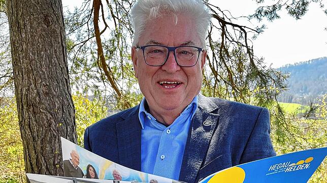 Heinz Brennenstuhl (69) bringt sich auch für das Hegau-Jugendwerk ein.