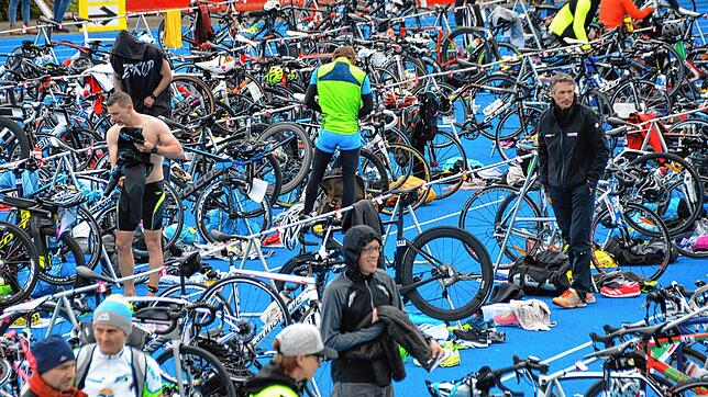 Der Sparkassen Triathlon &ndash; hier ein Bild von 2019 &ndash; fällt 2020 aus.