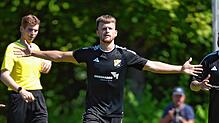 Torschütze: Im Hinspiel traf Emanuel Esser zur zwischenzeitlichen 2:1 Führung für den SV 08 Laufenburg. Das heiß umkämpfte Derby im ...