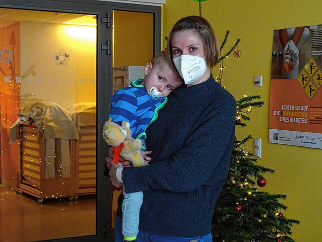 Annika Munz mit Theo.