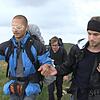 Auf dem Weg vom Bodensee zur französischen Atlantikküste in drei Woche. Bart Bouman, Jakob von Gizycki und David Stumpp (von links). ...