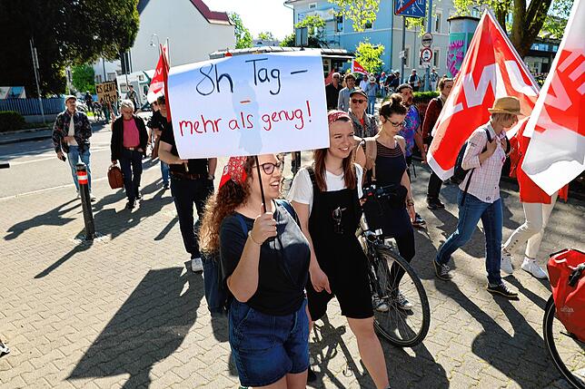 Bild 22: Gemeinsamer Protest am 1. Mai: So gingen Konstanzer und Kreuzlinger auf die Straße