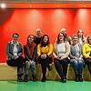 Das Team der Schulsozialarbeit mit den Verantwortlichen der Stadtverwaltung: Brigitte Reichmann, Ulrike Enste, Marlena Schoss, Anabel ...