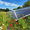 Solche Solarthermie-Kollektoren würden auch in Thalheim eingesetzt werden. Das Bild zeigt eine Anlage in Randegg im Kreis Konstanz.
