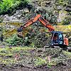 Am Fuß der Marienschlucht haben die Arbeiten für das Fundament des Treppenturms begonnen.