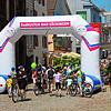 Beim Slowup Hochrhein am gehören die Straßen, Radfahrern und Fußgängern.