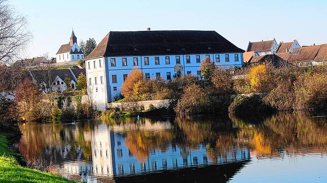 Impressionen, Blick vom Klostergarten Rheinau aus.