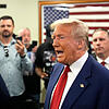 Der republikanische US-Präsidentschaftskandidat Donald Trump bei einem Wahlkampftermin in der US-Metropole Las Vegas.