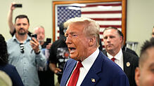 Der republikanische US-Präsidentschaftskandidat Donald Trump bei einem Wahlkampftermin in der US-Metropole Las Vegas.