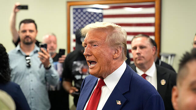 Der republikanische US-Präsidentschaftskandidat Donald Trump bei einem Wahlkampftermin in der US-Metropole Las Vegas.