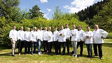 Die aktiven Mitglieder vom Club der Köche Südlicher Hochschwarzwald im Jubiläumsjahr (von links): Daniel Goos, Franz-Josef Schmidt, ...