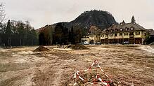 Im März 1998 war das Gelände für die Landesgartenschau 2000 soweit freigeräumt, dass mit der Anlage des neuen Stadtparks begonnen werden ...