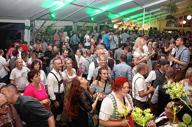 Bild 7: Partyabend auf der Bohlinger Sichelhenke mit dem Hofbräu-Regiment