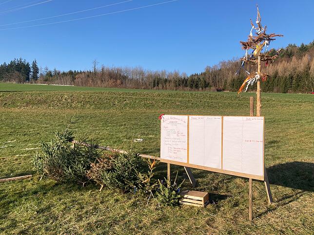 Bild 12: Weihnachtsbaum-Weitwurf in Neufrach: Die besten Bilder vom Funken-Fest!