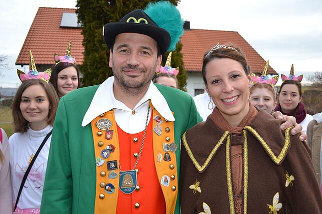 Bild 4: Das sind die glücklichen Narreneltern aus der Region