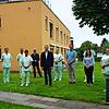 Das Herz der Bürgerstiftung: Die Ausbilderinnen Kerstin Paeplow und Katja Hagemann (Erste und Zweite von links), Bürgermeister Michael ...