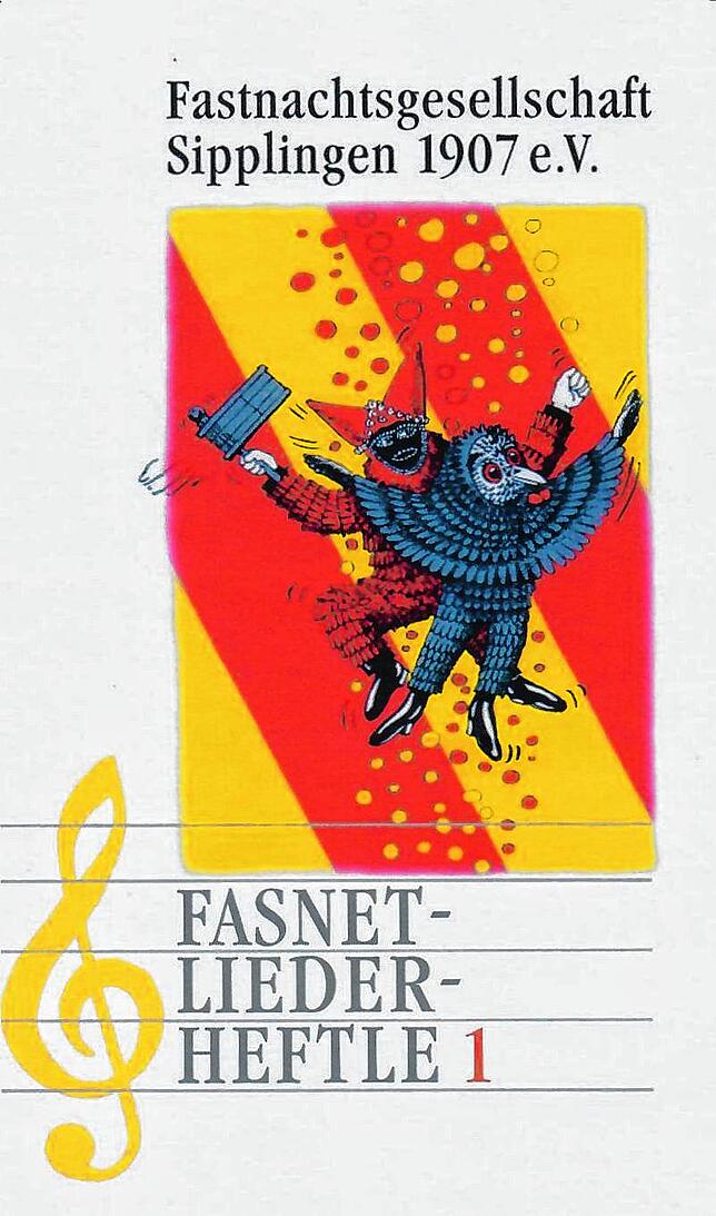 Im ersten Sipplinger Fasnet-Liederheftle sind alle 16 Sipplinger Schunkellieder aufgelistet.