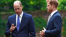 Ernste Gesichter: Prinz William (links) und Prinz Harry.