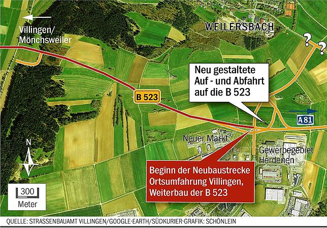 Bild 1: Resolution an Straßenplaner zur Bundesstraße 523: Was Weilersbach will und was nicht