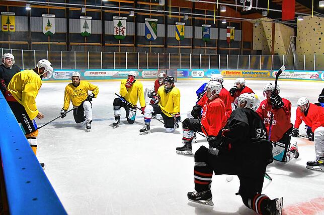 Bild 13: Impressionen aus dem Training beim EHC Herrischried