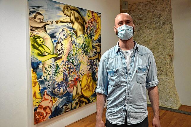 Ivan Zozulya ist einer von zehn Künstlern, deren Arbeiten noch bis zum Juli in der Stadtgalerie zu sehen sind.