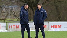 Philip Schinn (links) und Sebastian Willibald sind auch in der Saison 2025/26 Trainer der SpVgg F.A.L.
