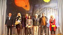 Die Preisträger mit dem Vorsitzenden des Fördervereins Johannes-Bernhard Mayer (von links) Nicole Glück, Lore Pfendler, Sandra ...
